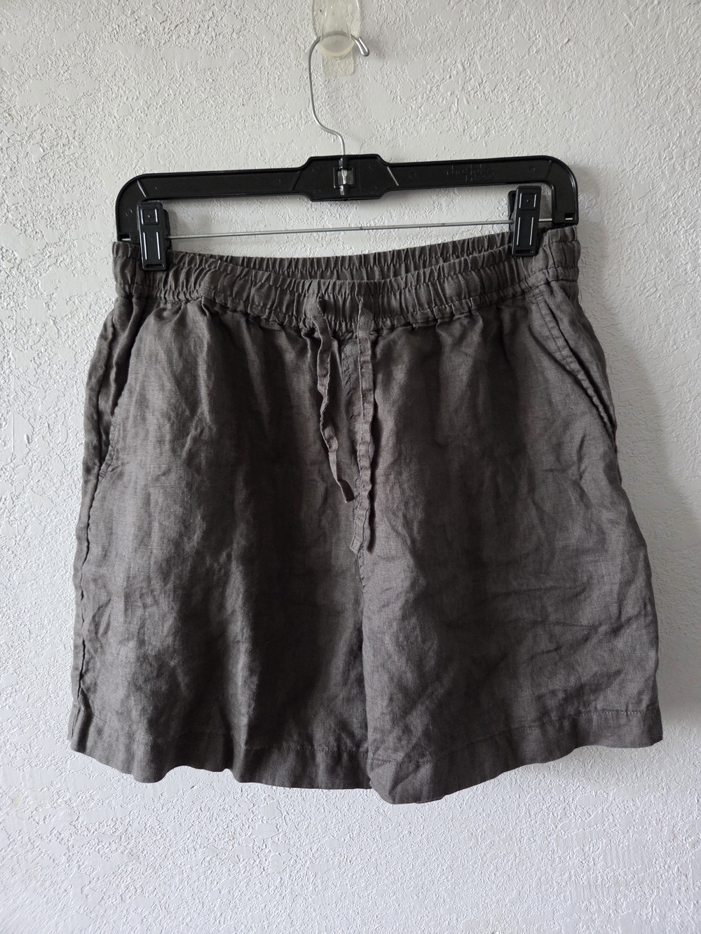 Muji Women's Linen Gray Shorts